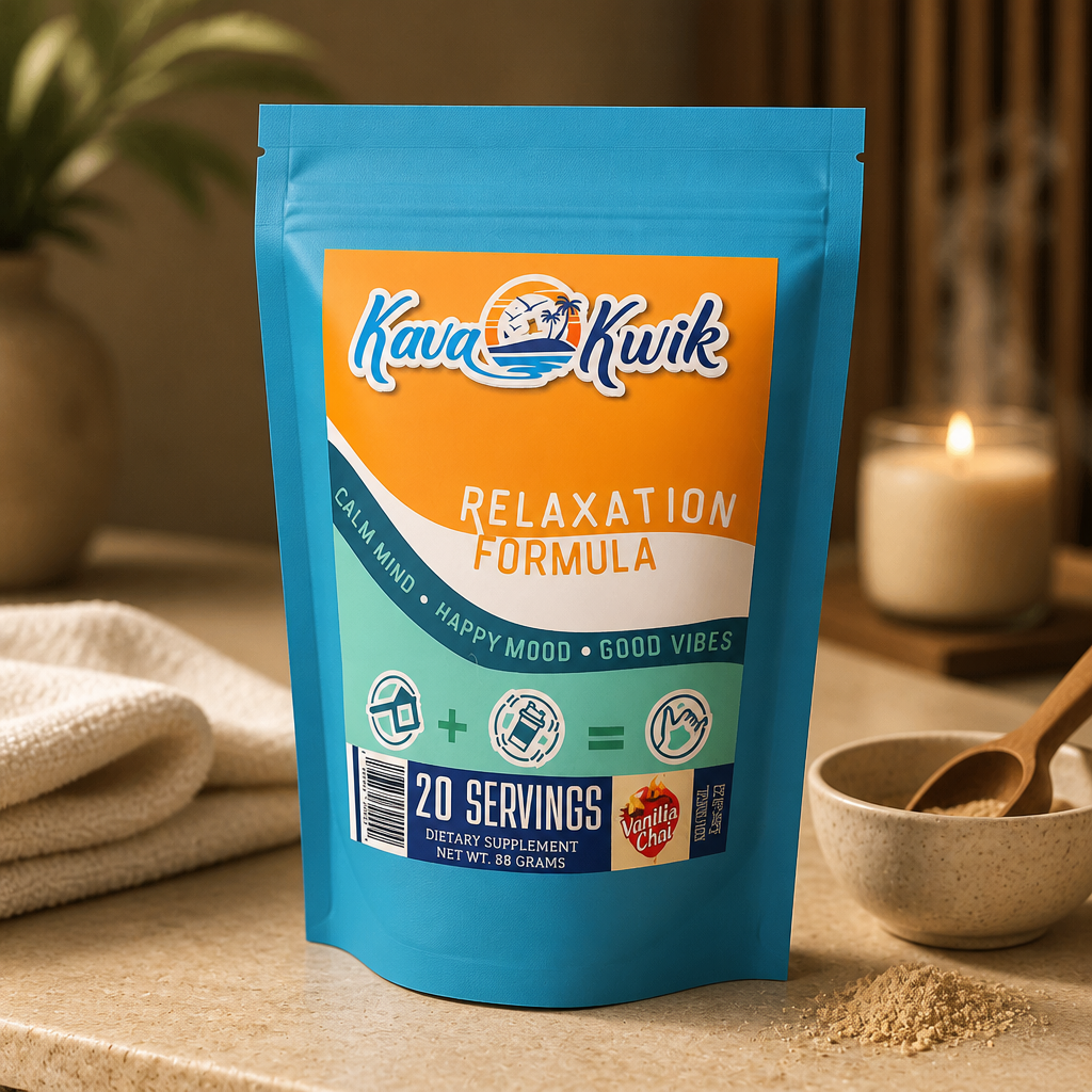 Kava Kwik 20 Serving Pack Vanilla Chai
