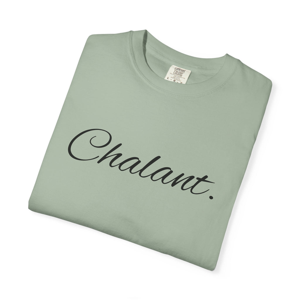 Chalant Script T-Shirt — Elegant Casual Graphic Tee