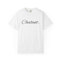 Chalant Script T-Shirt — Elegant Casual Graphic Tee