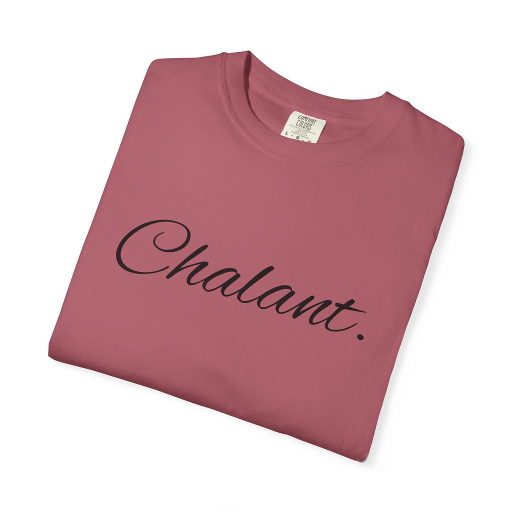 Chalant Script T-Shirt — Elegant Casual Graphic Tee