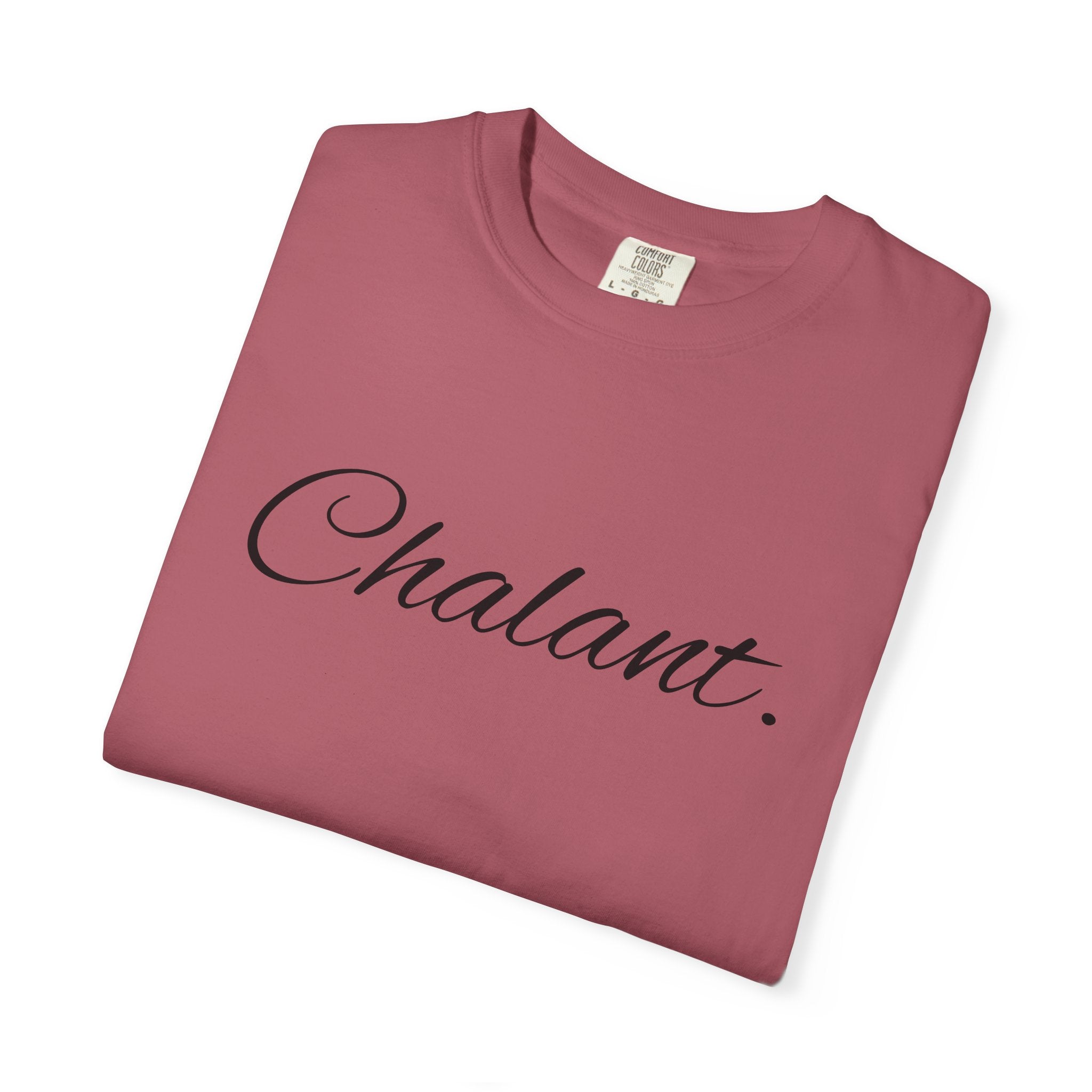 Chalant Script T-Shirt — Elegant Casual Graphic Tee