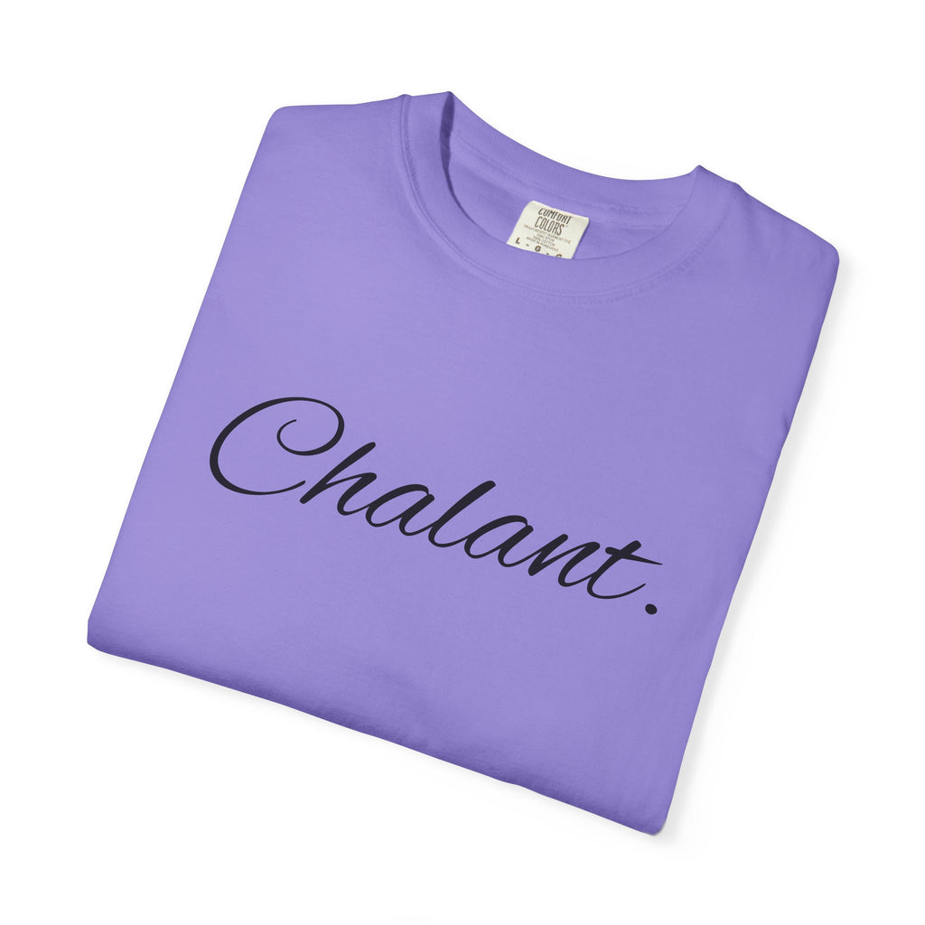 Chalant Script T-Shirt — Elegant Casual Graphic Tee