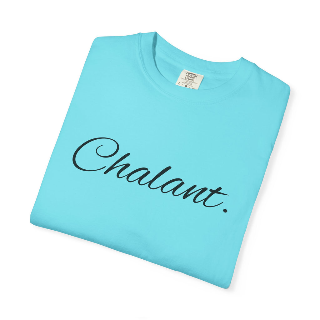 Chalant Script T-Shirt — Elegant Casual Graphic Tee