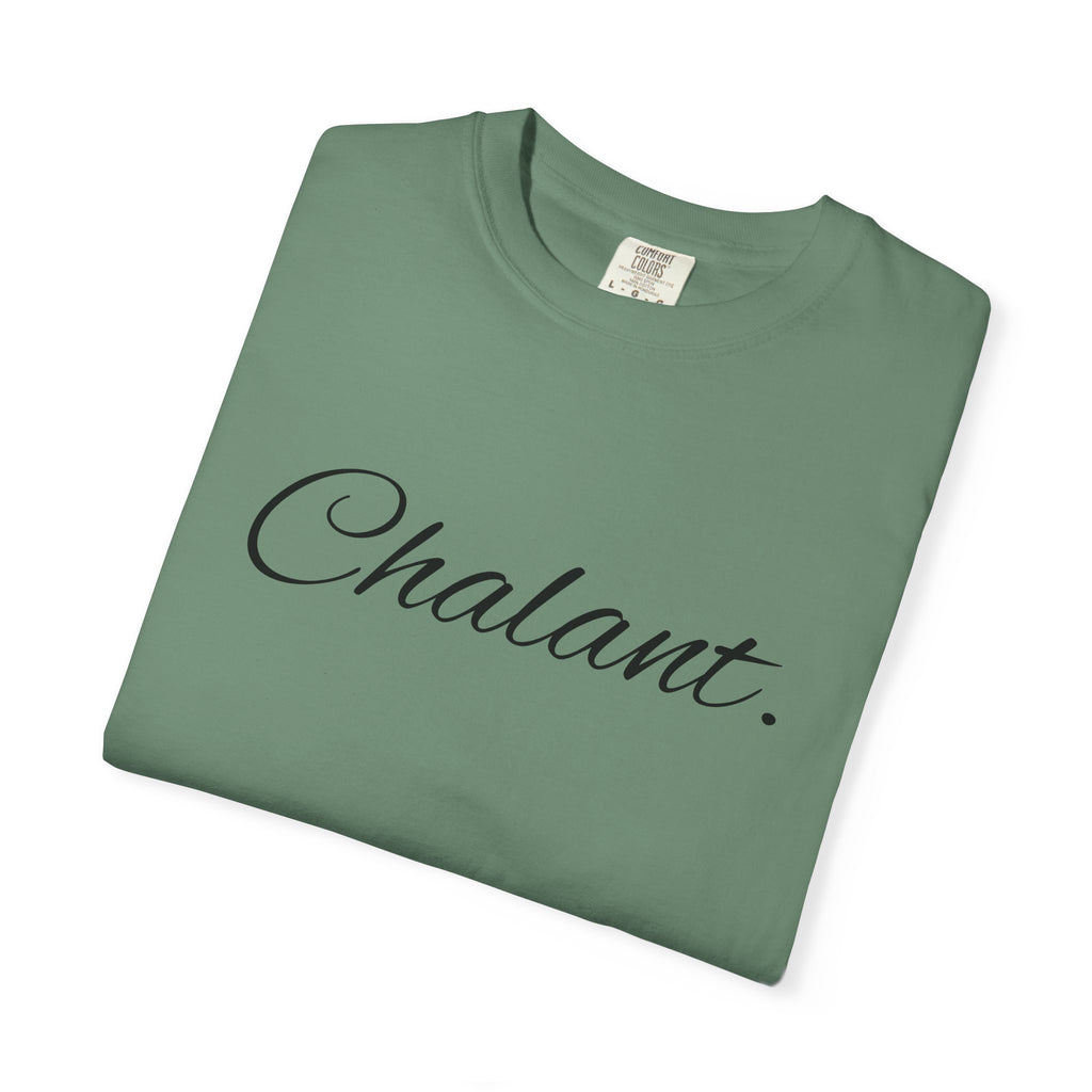 Chalant Script T-Shirt — Elegant Casual Graphic Tee