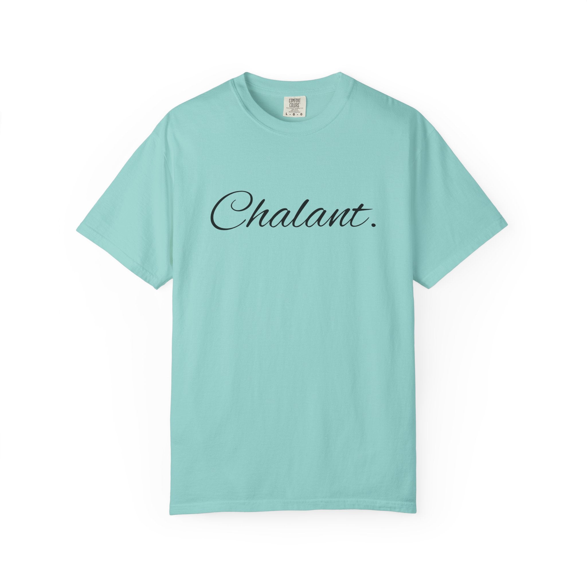Chalant Script T-Shirt — Elegant Casual Graphic Tee