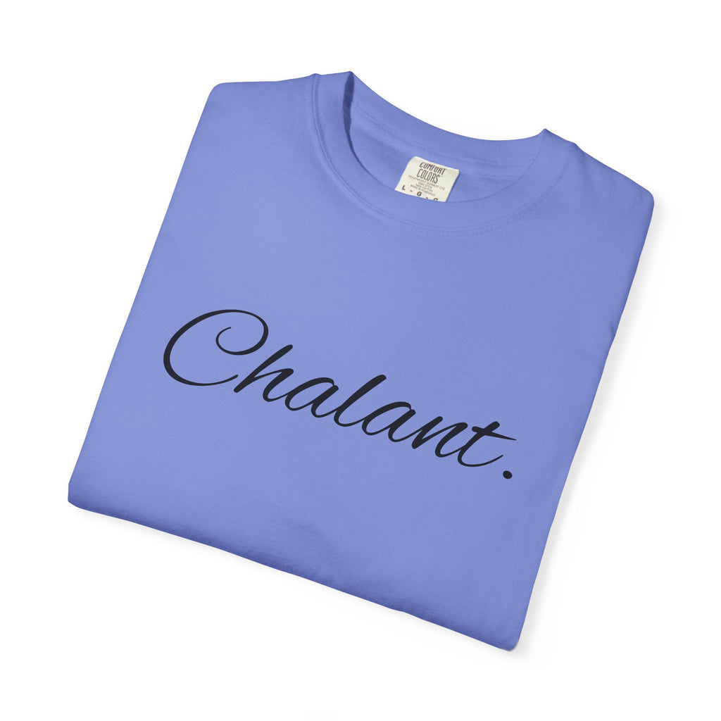 Chalant Script T-Shirt — Elegant Casual Graphic Tee