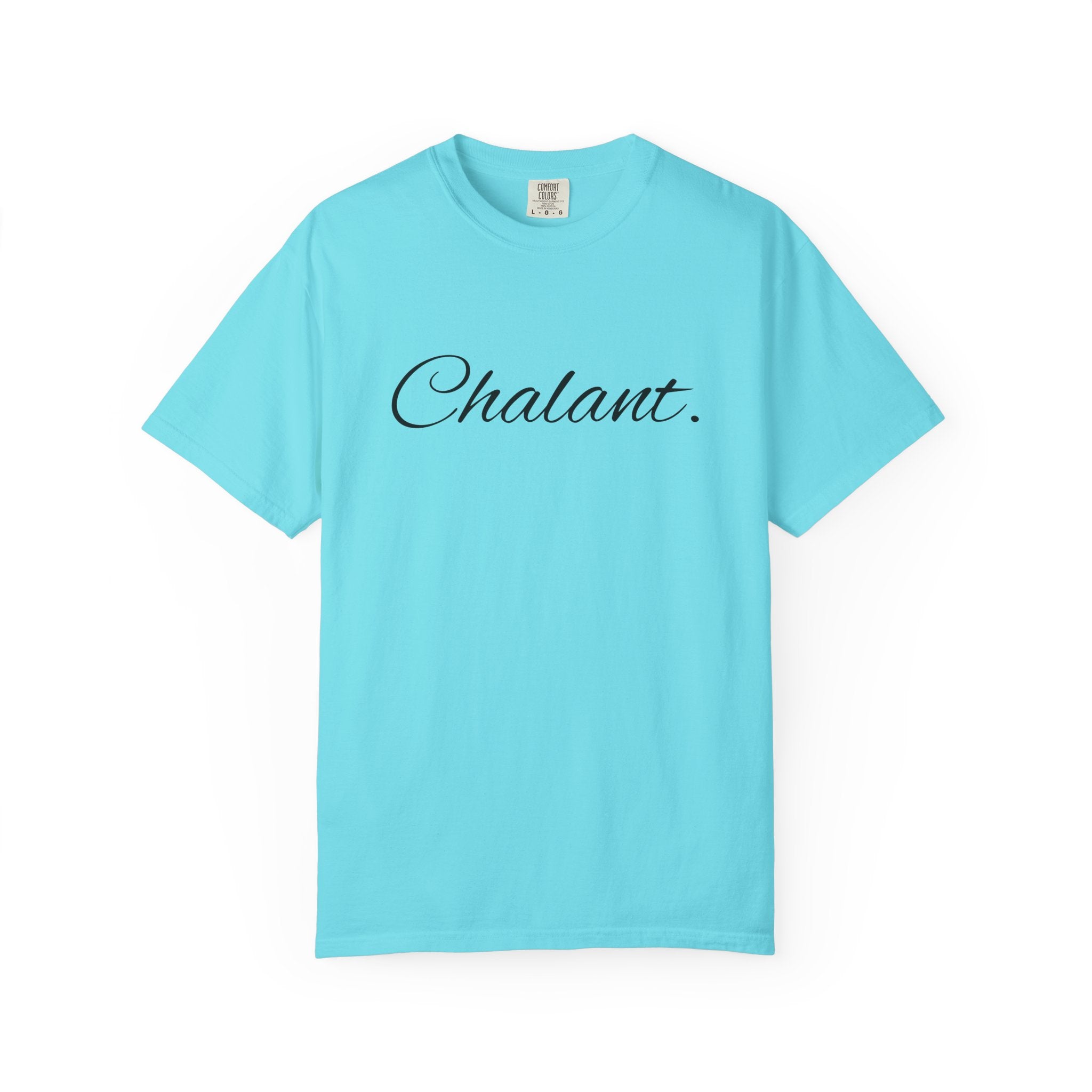 Chalant Script T-Shirt — Elegant Casual Graphic Tee