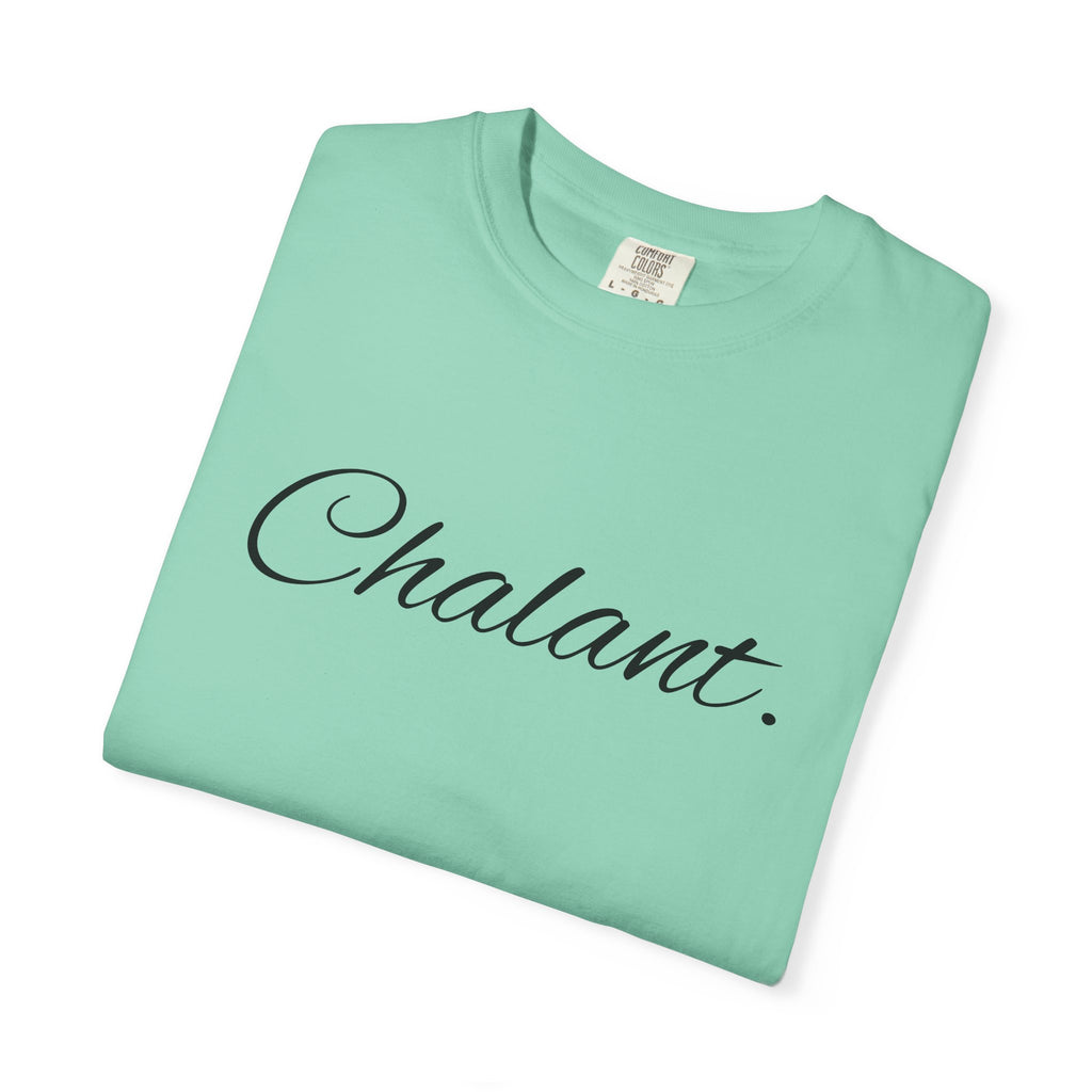 Chalant Script T-Shirt — Elegant Casual Graphic Tee