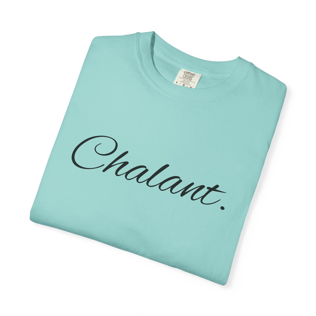 Chalant Script T-Shirt — Elegant Casual Graphic Tee