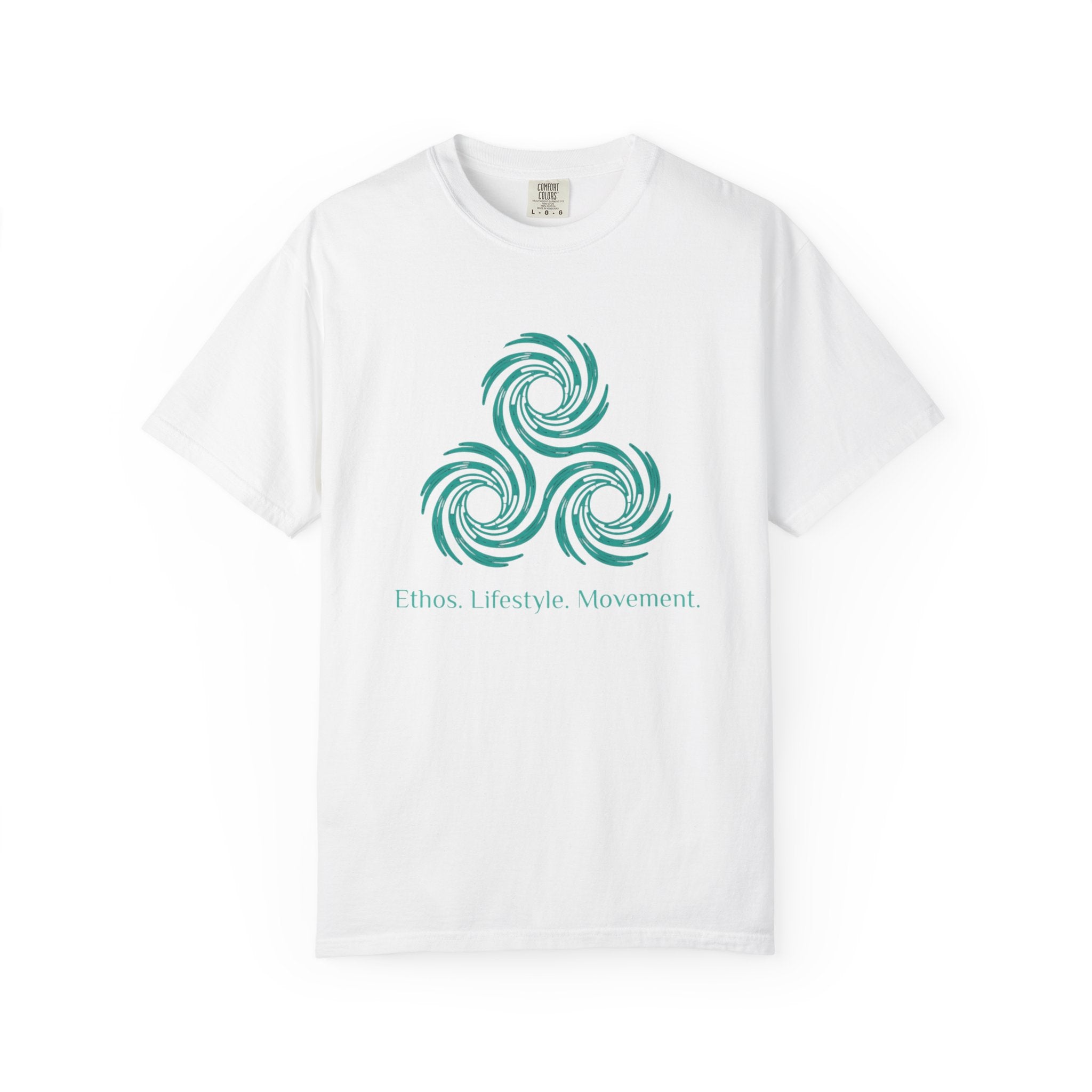 Unisex ELM Teal Logo Garment-Dyed T-shirt